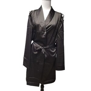 NWT Frederick's of Hollywood Summer Lattice Lacing Robe‎ Loungewear Plus Size 3X